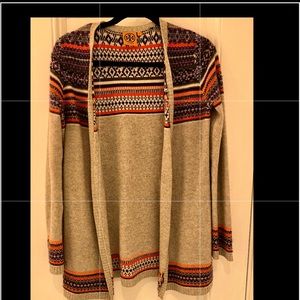 Tory Burch Cashmere Fairisle Cardigan